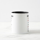 友情の友人があなたを尊敬するために戦う マグカップ (中央)