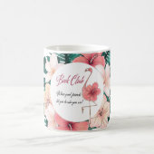 友情の友人のブッククラブのピンクのフラミンゴ コーヒーマグカップ (中央)