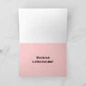 友情の喜び カード (内部)