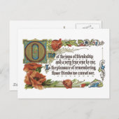 友情の喜び ポストカード (正面/裏面)