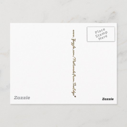 友情の喜び ポストカード (裏面)