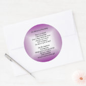 友情の奇跡ステッカー ラウンドシール (封筒)