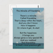 友情の奇跡 ポストカード (正面/裏面)