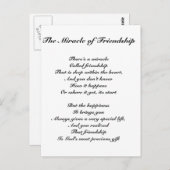 友情の奇跡 ポストカード (正面/裏面)