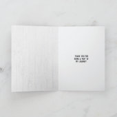 友情の女性のバグのデイジー カード (内部)