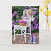 友情の庭 カード (黄色い花)