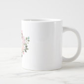 友情の引用フレーズ付きリース ジャンボコーヒーマグカップ (右)