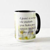 友情の引用文のコーヒー・マグ マグカップ (正面右)