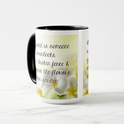 友情の引用文のコーヒー・マグ マグカップ (正面左)