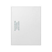 友情の引用文-もっとも偉大生命の贈り物は… ノートパッド (回転)