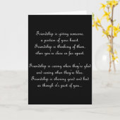 **友情の意味** 誕生日 カード (黄色い花)