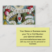 友情の愛および真実 名刺 (正面/裏面)