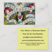 友情の愛および真実 名刺 (正面/裏面)