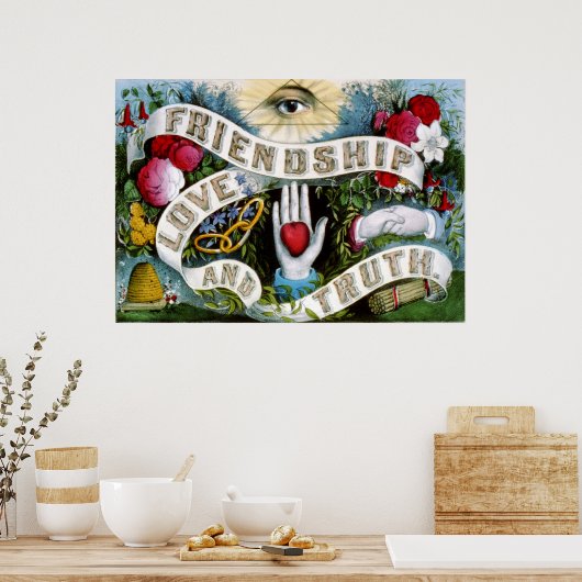 友情の愛と真実 ポスター (キッチン)