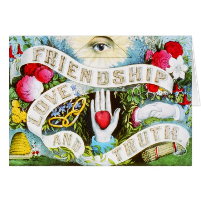 友情の愛と真実 – ヴィンテージアート (正面横)