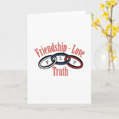 友情の愛の真実 カード (黄色い花)