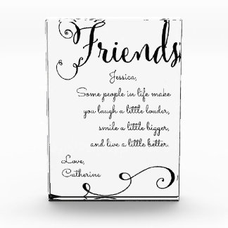 友情の感謝 フォトブロック