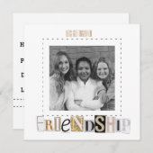 友情の招待状 招待状 (正面/裏面)