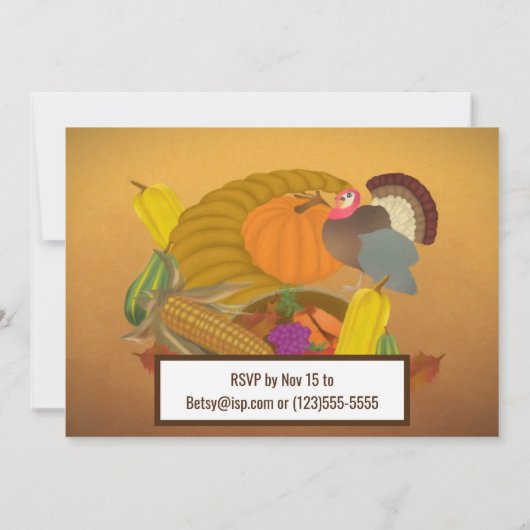 友情の持ち物 招待状 (裏面)