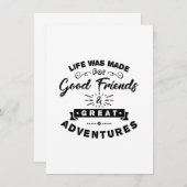 友情の日の冒素晴らし険 招待状 (正面/裏面)