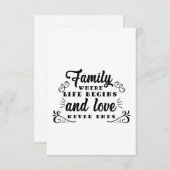 友情の日の家族生活が始まる 招待状 (正面/裏面)