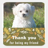 友情の日 スクエアシール (正面)