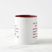 友情の本当の意味 マグカップ (中央)