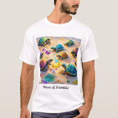 友情の波 Tシャツ (正面)