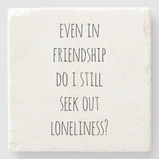 友情の石のコースターでも ストーンコースター (正面)