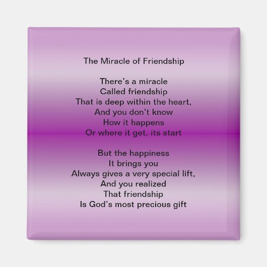 友情の磁石の奇跡 マグネット (正面)