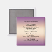 友情の磁石の奇跡 マグネット (正面/裏面)