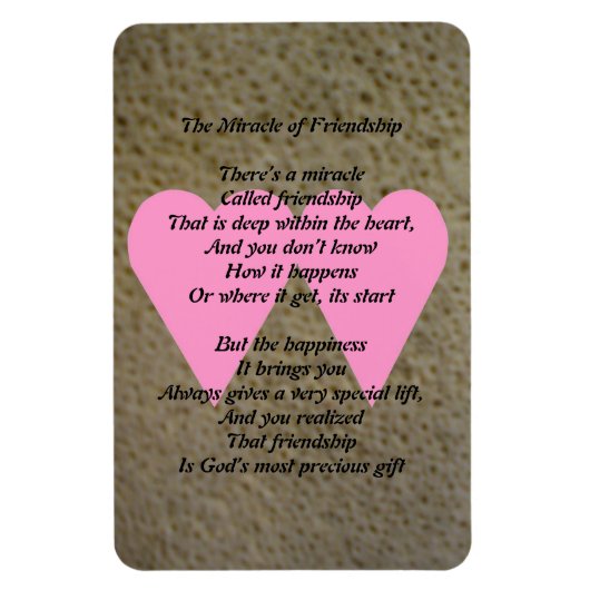 友情の磁石の奇跡 マグネット (縦)