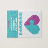 友情の精神及び設計されている体の引用文 ジグソーパズル (横)