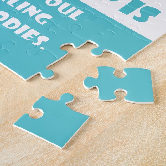 友情の精神及び設計されている体の引用文 ジグソーパズル (側面)