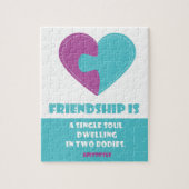 友情の精神及び設計されている体の引用文 ジグソーパズル (縦)