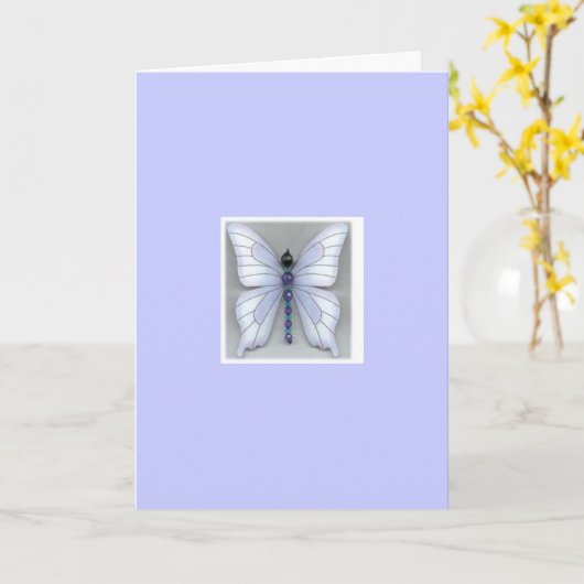 友情の翼 カード (黄色い花)