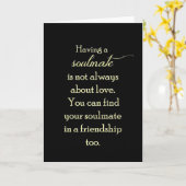 友情の良きパートナーの引用文の表現のことわざTRU カード (黄色い花)