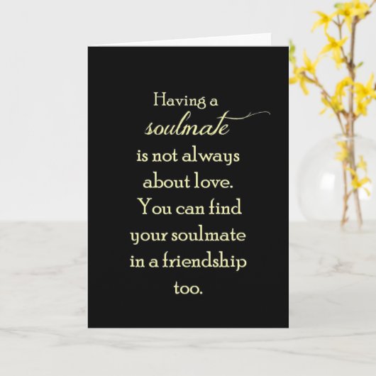 友情の良きパートナーの引用文の表現のことわざTRU カード (黄色い花)