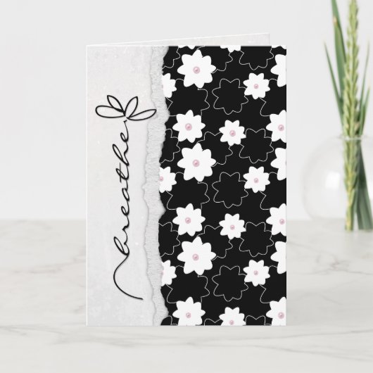 友情の花を咲かせる カード (正面)