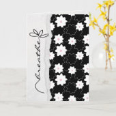 友情の花を咲かせる カード (黄色い花)