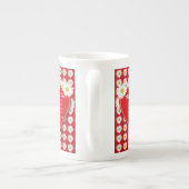 友情の茶レシピの骨灰磁器のマグ ボーンチャイナマグカップ (裏面)