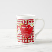 友情の茶レシピの骨灰磁器のマグ ボーンチャイナマグカップ (右)