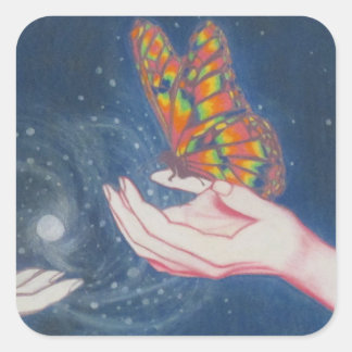 友情の蝶 スクエアシール