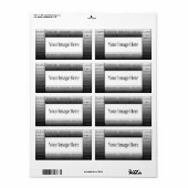 友情の言葉 – 写真フレームby ShirleyTaylor ラベル (フルシート)