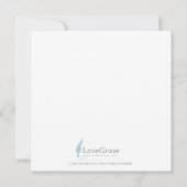 友情の証 サンキューカード (裏面)