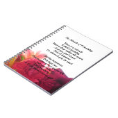 友情の詩のノートジャーナル ノートブック (左側)