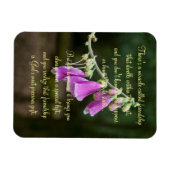 友情の詩の奇跡のプラーク マグネット (横)