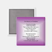 友情の詩の磁石の奇跡 マグネット (正面/裏面)