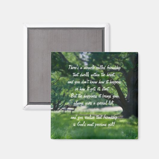 友情の詩の磁石の奇跡 マグネット (正面/裏面)