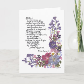 友情の詩 カード